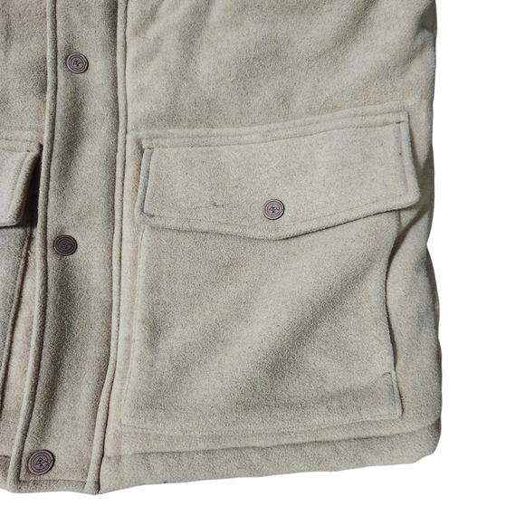 Lifted Research Group Vest Mens XL Wool Blend Snap Brown Blue LRG - Picture 5 of 11